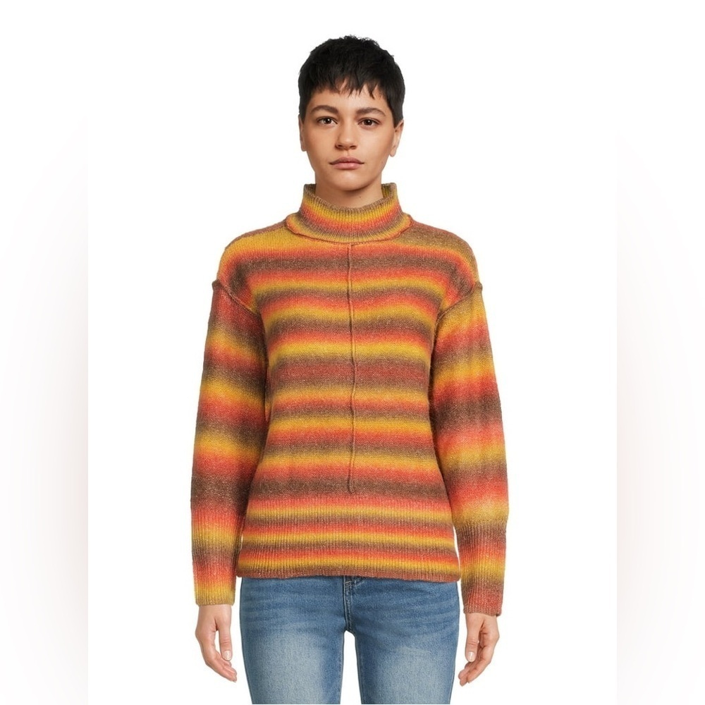 BEACH.LUNCH.LOUNGE | Ombre Striped Multicolor Sweater